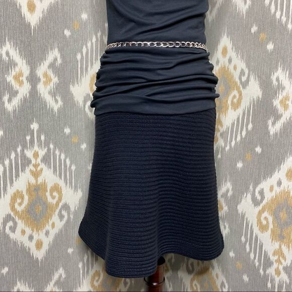 Ralph Lauren Black Angora Sweater Knit Tulip Skirt - Picture 9 of 16